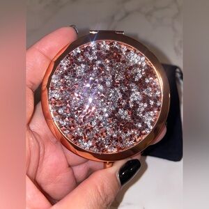 ROSE GOLD TRAVEL COMPACT MIRROR